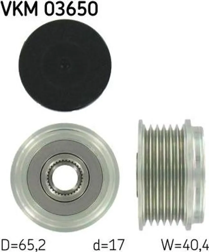 Puleggia Frizionata SKF VKM 03650 Alternatore Volvo 850/S70/V70