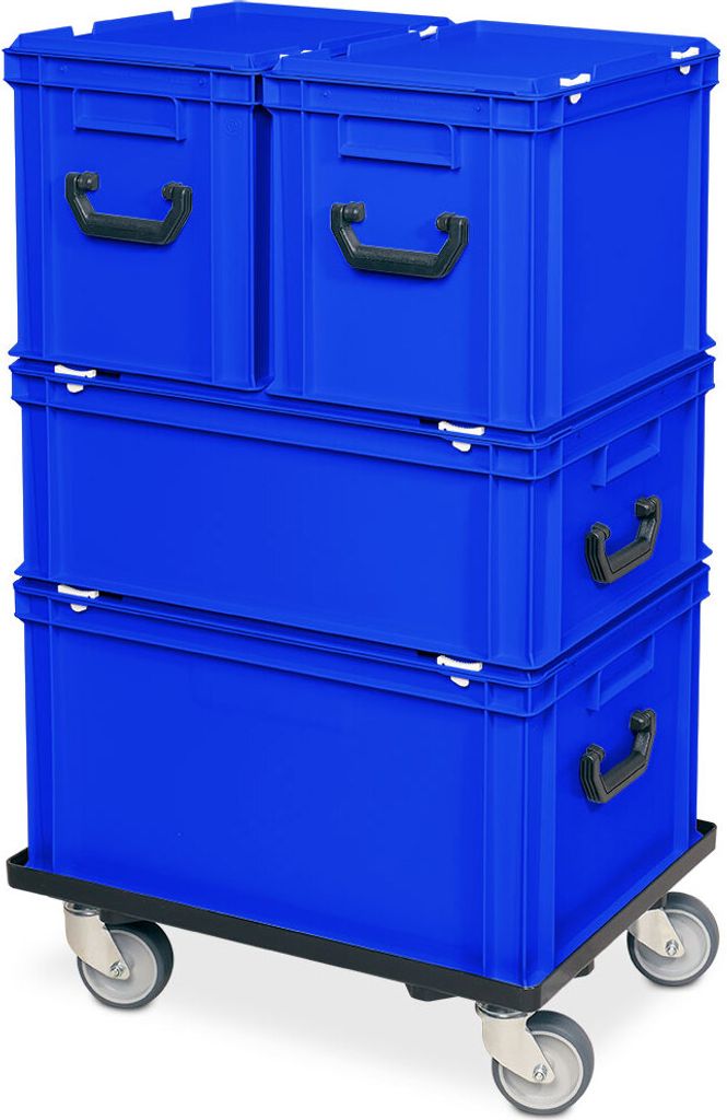 Montagewagen/ Kleinteilewagen, BxTxH 615x415x1123 mm, blau Produktbild 