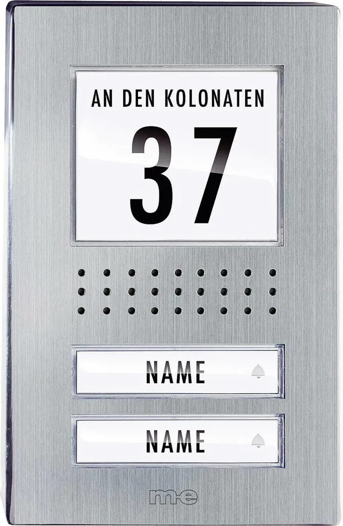 Interphone bifamille m-e ADV-120.1 pour sécuriser l'accès maison