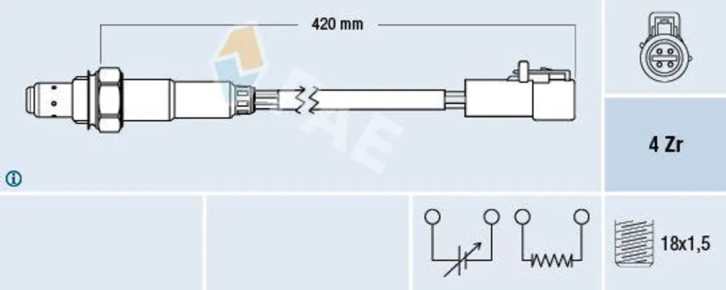 Sonde Lambda FAE 77305 : Stop Voyant Moteur et Pollution Ford Fiesta