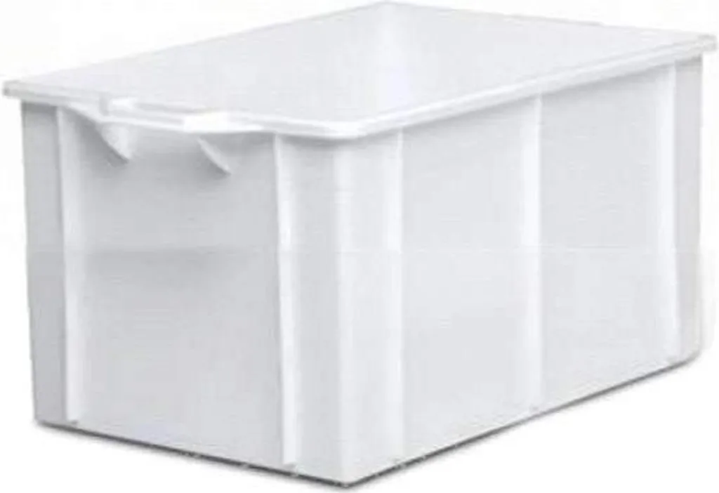 Bac plastique robuste et empilable Giganplast 50x40x25 cm sans couvercle