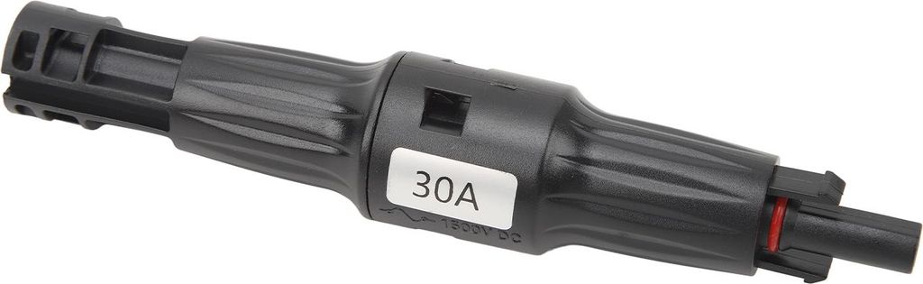 1500V 30A Solarpanel Inline-Sicherungsstecker Wasserdicht Stecker zu Buchse Anti-Reverse-Diode Photovoltaik-Stecker mit Sicherung für Solarpanel