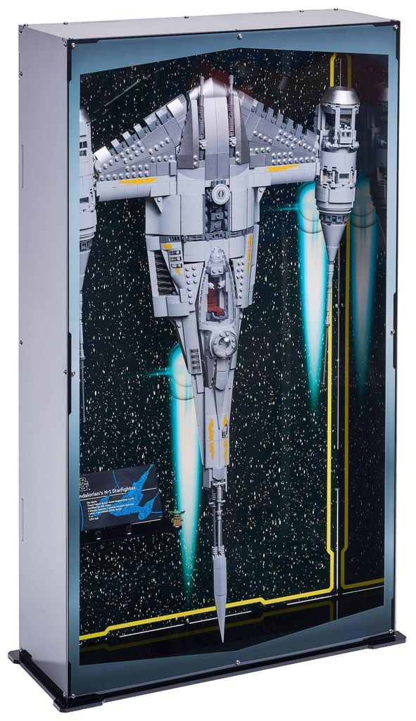 Vetrina verticale nera per LEGO® 75442 Star Wars – N-1 Immagine del prodotto 