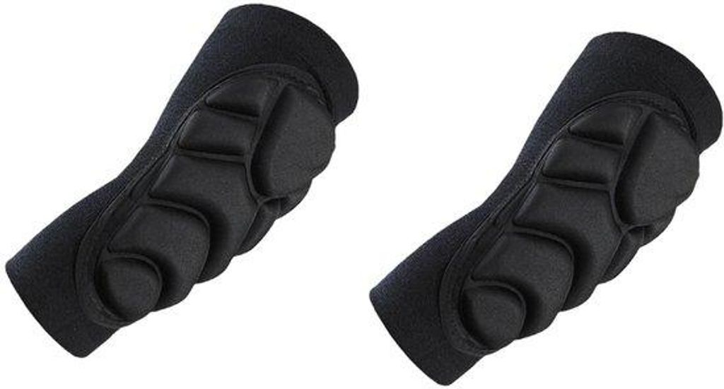 Elleboogbeschermer für Volleyball, Honkbal, Fahrrad, E-Scooter - Zarte Schutzplatte - Maß L/XL - Schwarz
