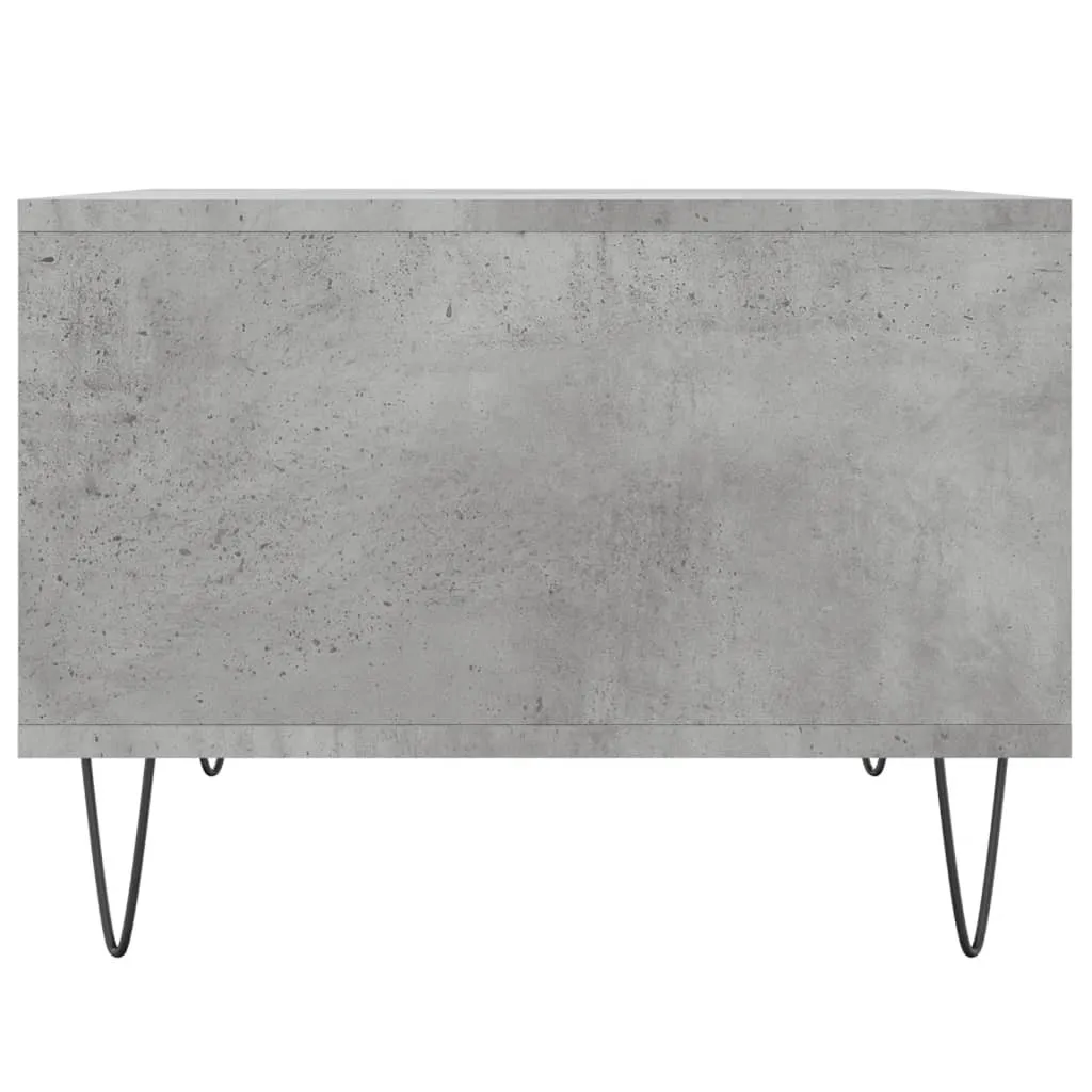 Tavolino Salotto,Tavolino Da Caffè,Tavolino Da Soggiorno Grigio Cemento 80x55x40 Cm Legno Multistrato Cfw40635 92303019