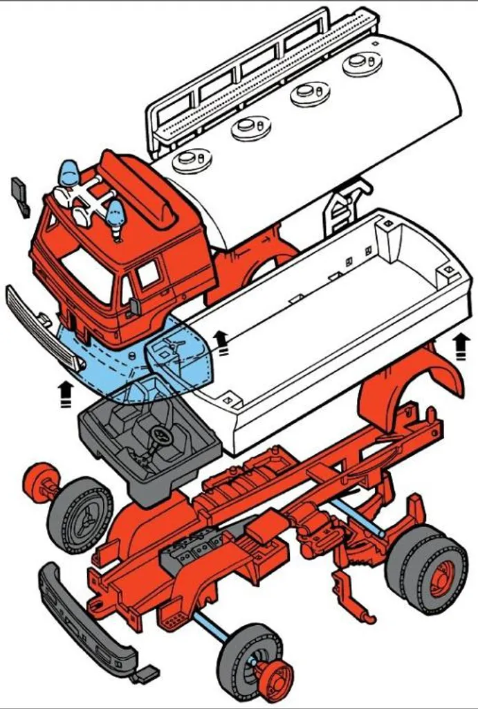 Camion Monti System MS 09 Essence Modèle Réduit à Emboîter Rapide - 3