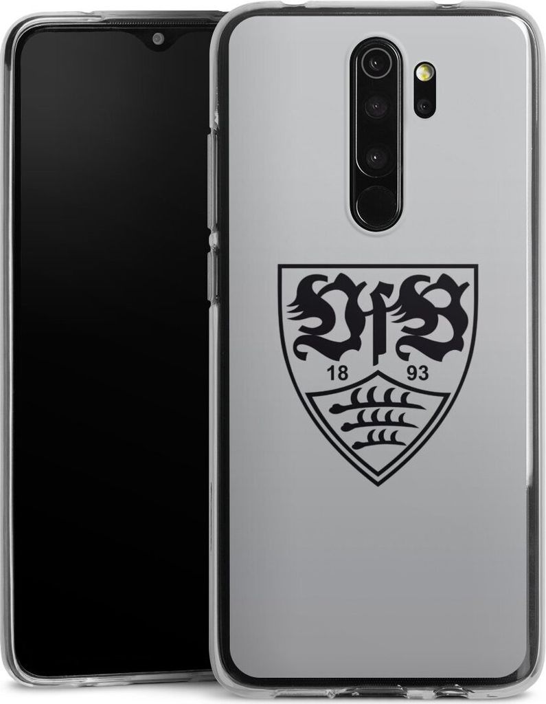 DeinDesign Handyhülle für Xiaomi Redmi Note 8 Pro Silikon Hülle Case Smartphone Schutzhülle Logo Offizielles Lizenzprodukt VfB Stuttgart