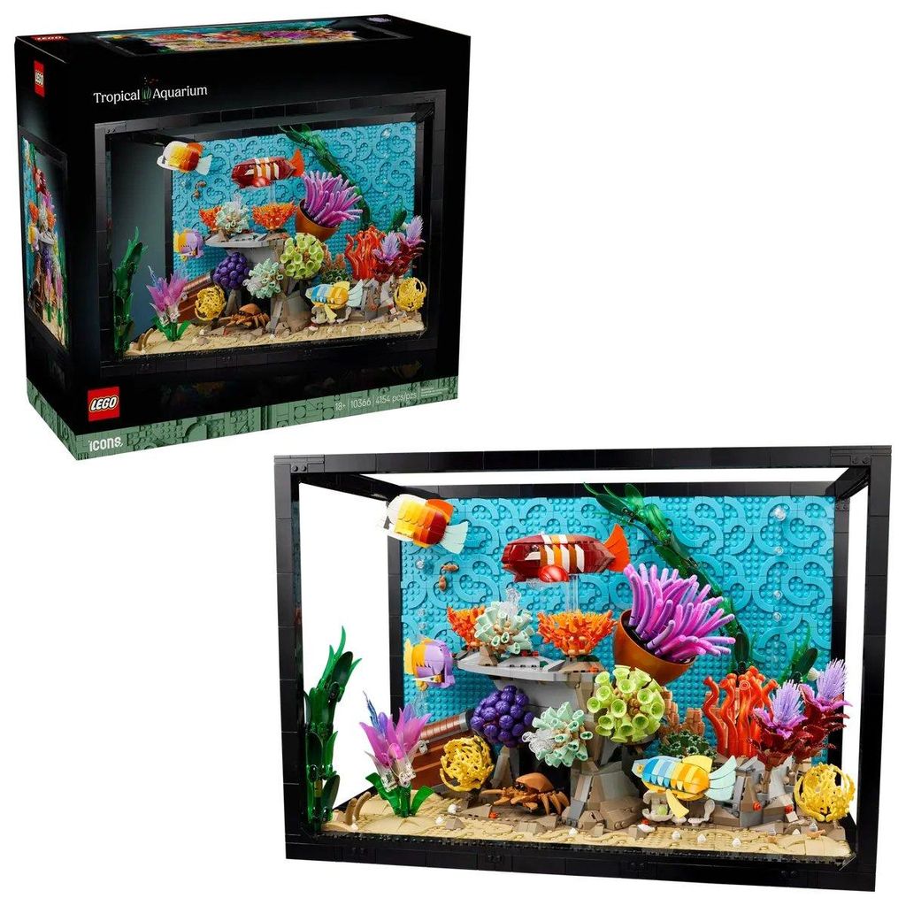LEGO Tropisches Aquarium 10366 4154 Teile Immagine del prodotto 