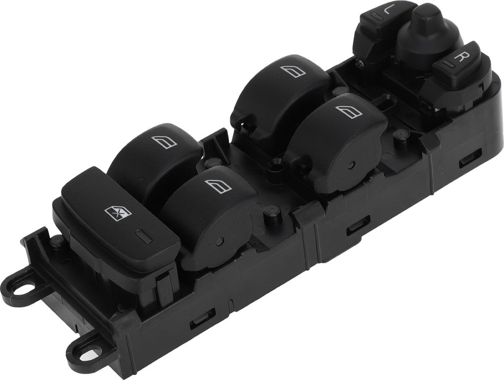 Elektrischer Fensterschalter Nr. 31376495 Vorderer linker Fahrerseiten-Fenstersteuerungsschalter für Volvo XC70 S80 V70 Schwarz