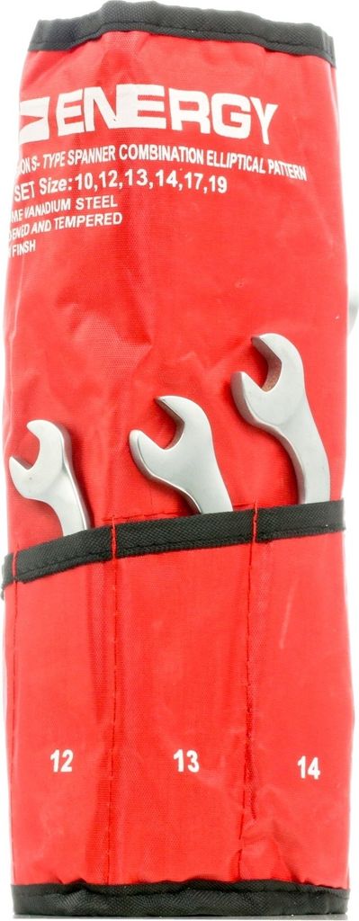 ENERGY Ring- / Gabelschlüsselsatz NE01012SK6 Chrom-Vanadium-Stahl