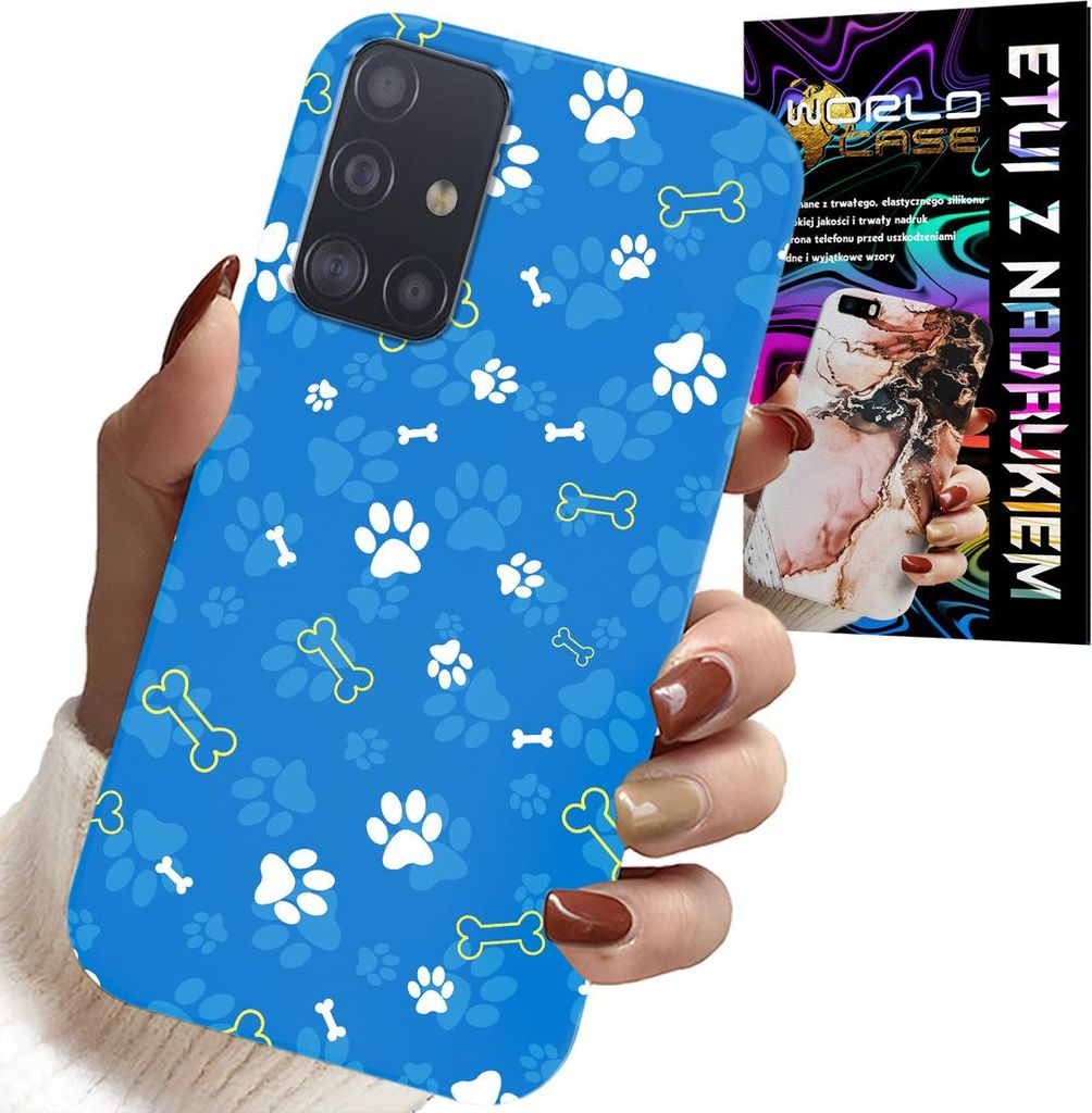 Fall Für Samsung Galaxy A71 - Knochen Pfoten Patrouille Hund Designs Für Kinder