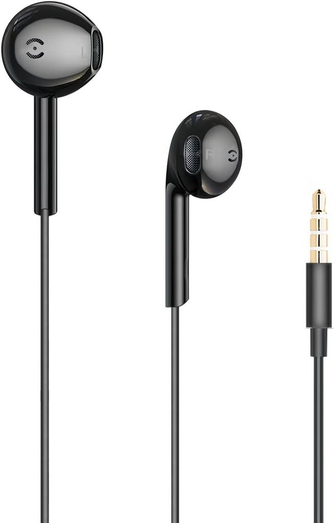 MAS CARNEY WH9 In-Ear Kopfhörer mit Kabel und Mikrofon, 3.5 mm Klinke, kompatibel mit Samsung, Huawei, Xiaomi, Oppo, Vivo, Redmi