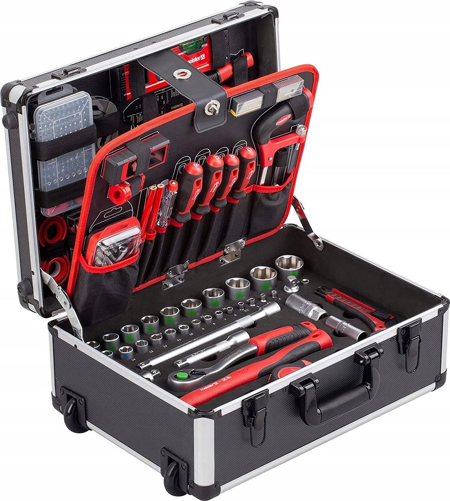 Meister Werkzeugrolley 156-teilig - Werkzeug-Set - Mit Image du produit 
