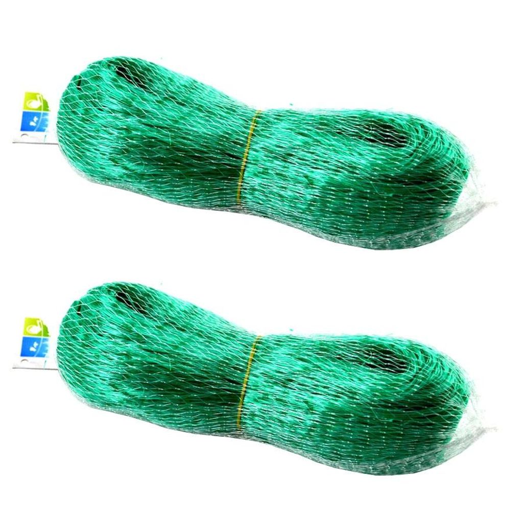 2er Set Gartennetz 4x10 Meter Vogelschutznetz Laubnetz Produktbild 