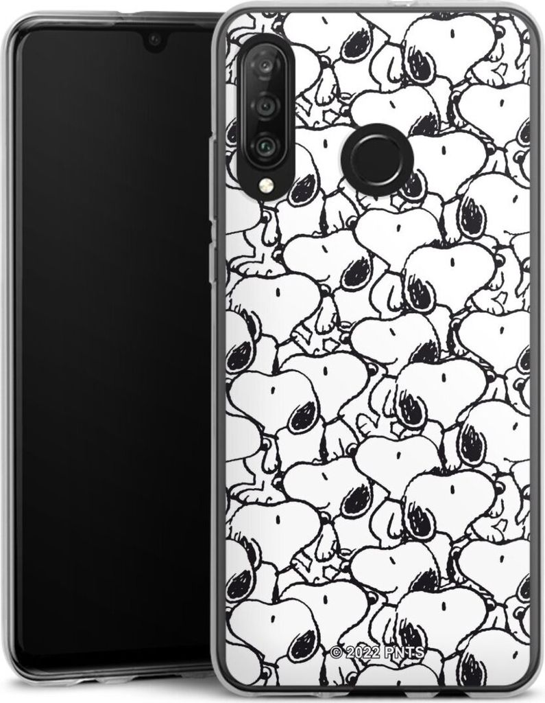 DeinDesign Handyhülle für Huawei P30 Lite New Edition Silikon Hülle Case Smartphone Schutzhülle Muster Peanuts Snoopy