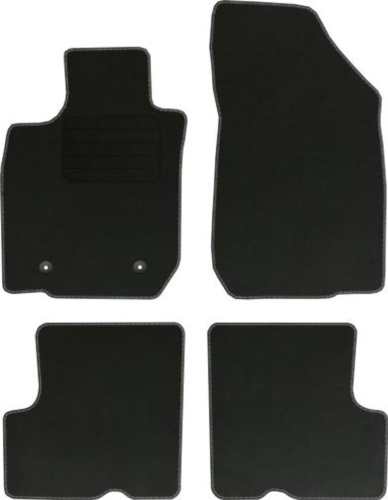 Velours Fußmatten für Dacia Logan I Bj. 2004 - 2012 Neu Automatten Passend BASIC