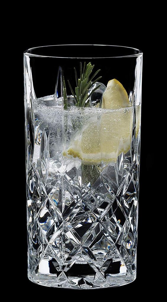 Riedel Vorteilsset 6 x 2 Gläser SPEY LONGDRINK 0515/04S3 und 4 EKM Living Trinkhalme aus Edelstahl