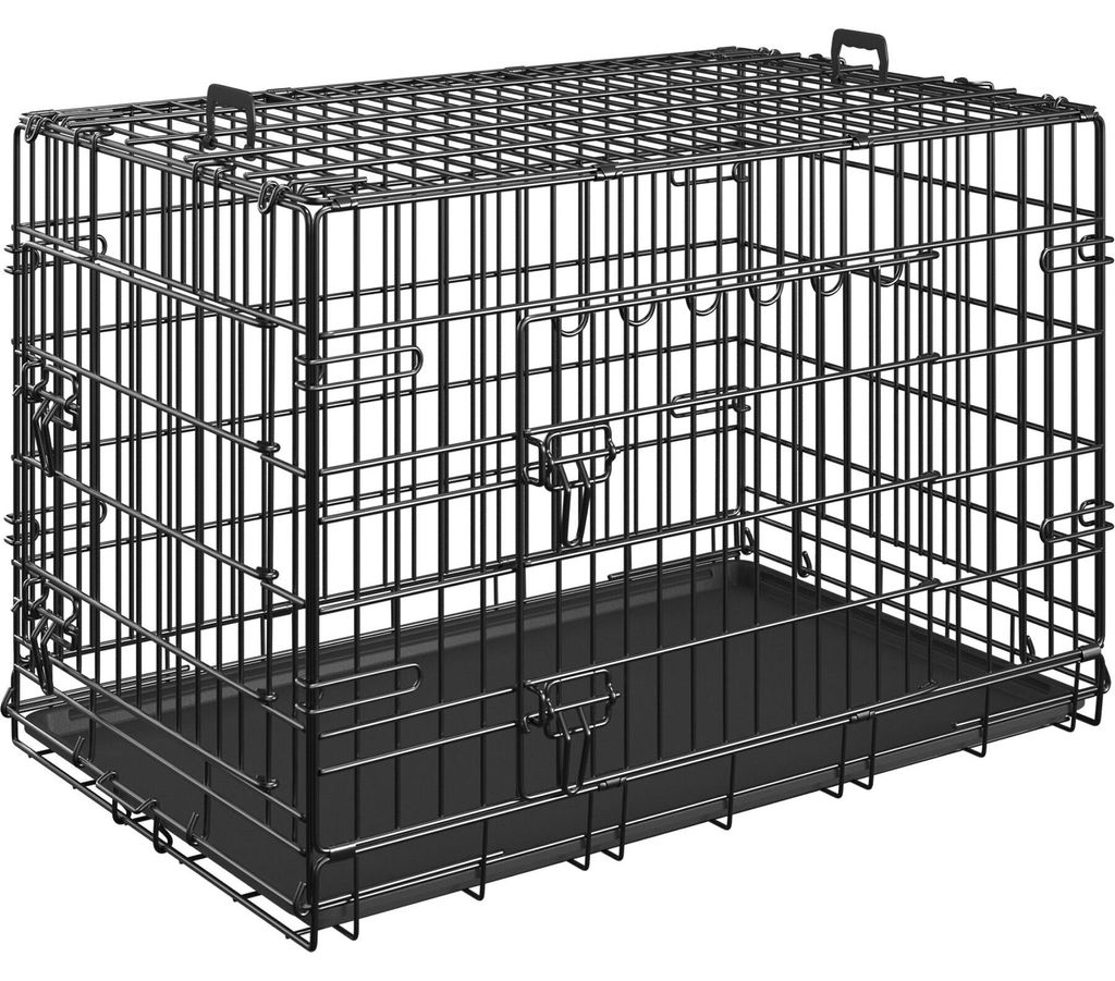tectake® Hundekäfig-Gitterbox Luna klappbar, mit 2 Produktbild 