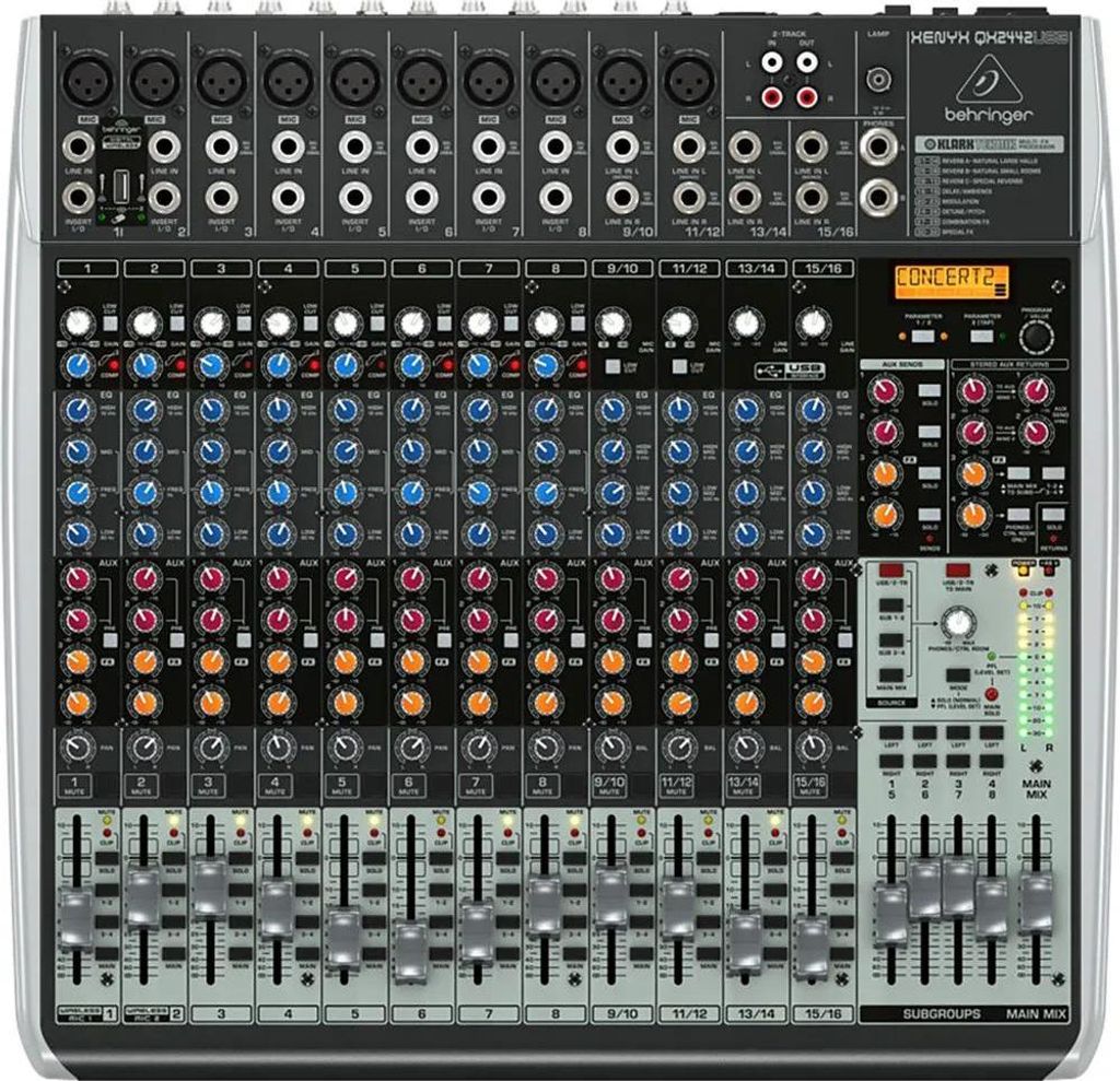 Behringer QX2442USB, 24 kan. Zdjęcie produktu 