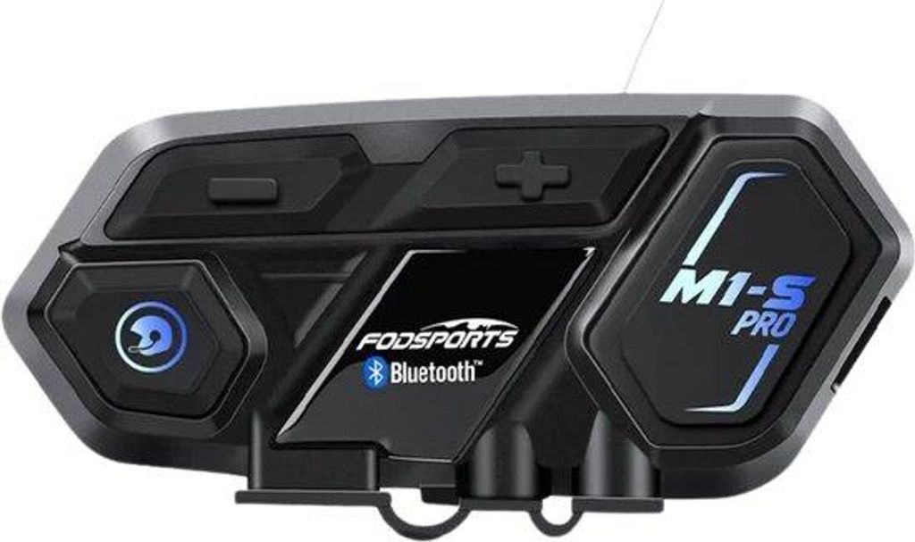 Motorrad-Headset-System - 2er-Pack - Bluetooth 5.0 - Lärmschutz-Technologie - bis 2000m Reichweite