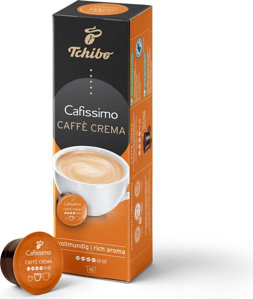 Tchibo Cafissimo Caffè Crema kávové kapsule, 10 kusov Obrázok produktu 