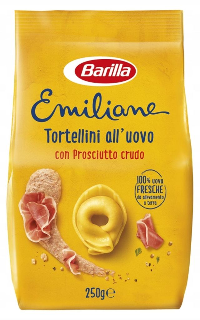Tortellini au jambon Emiliane tortelloni all'uovo 250 g - Image du produit 