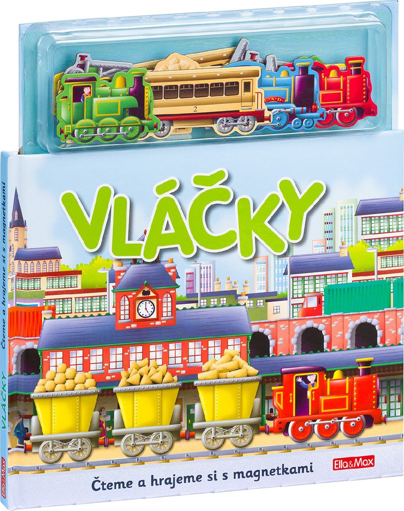VLÁČKY ¦ Knížka s magnetkami Obrázek produktu 