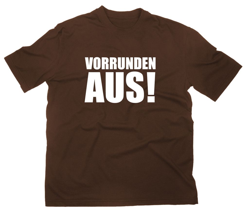 Styletex23 T-Shirt Vorrundenaus Fun, braun, L