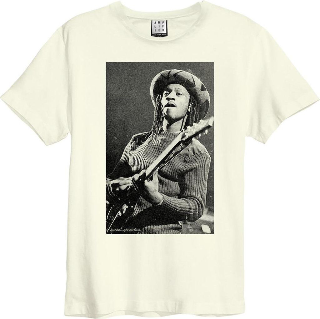 Amplified - "Aswad" T-Shirt für Herren/Damen Uni, Vintage GD3373 (3XL) (Altweiß)