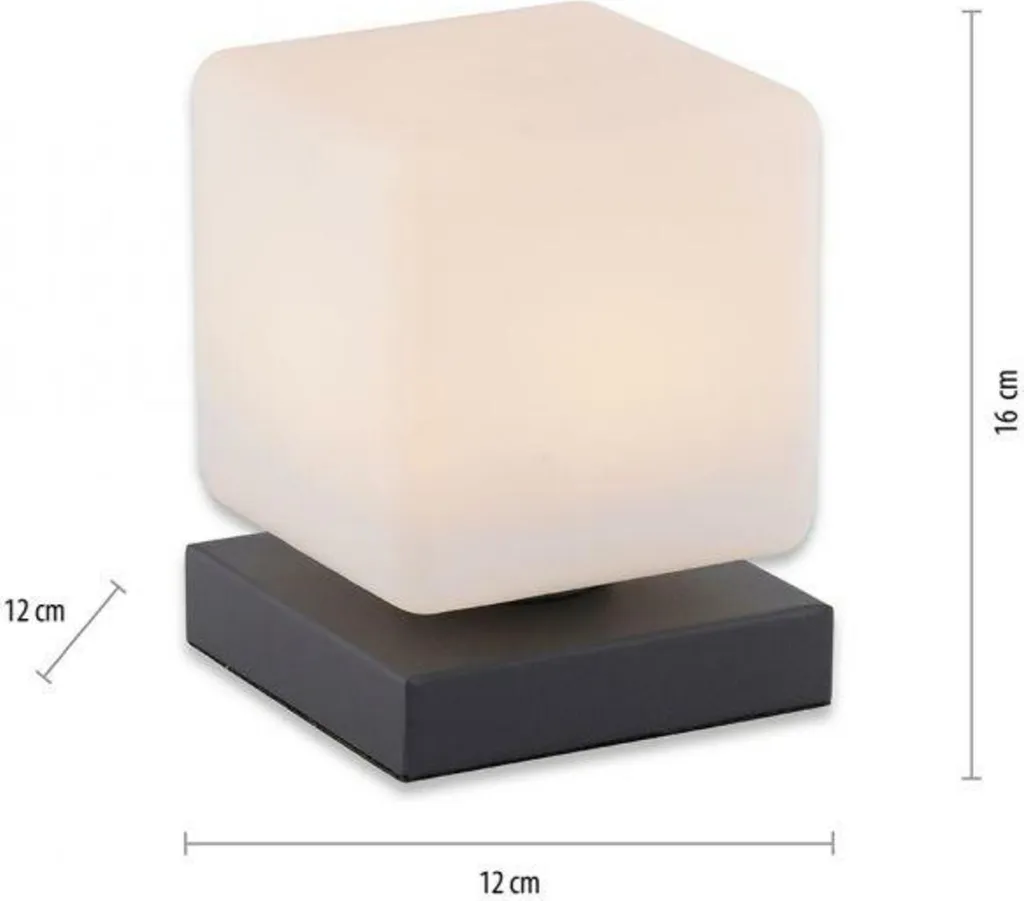 Lampe de table anthracite IP20 1xLED 5W 3000K pour éclairage d'appoint - 11