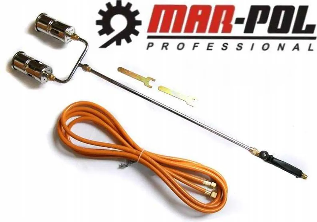 MAR-POL M78392 Bruciatore a Gas Doppio PB con Tubo 3m | Offerta Professionale - 15