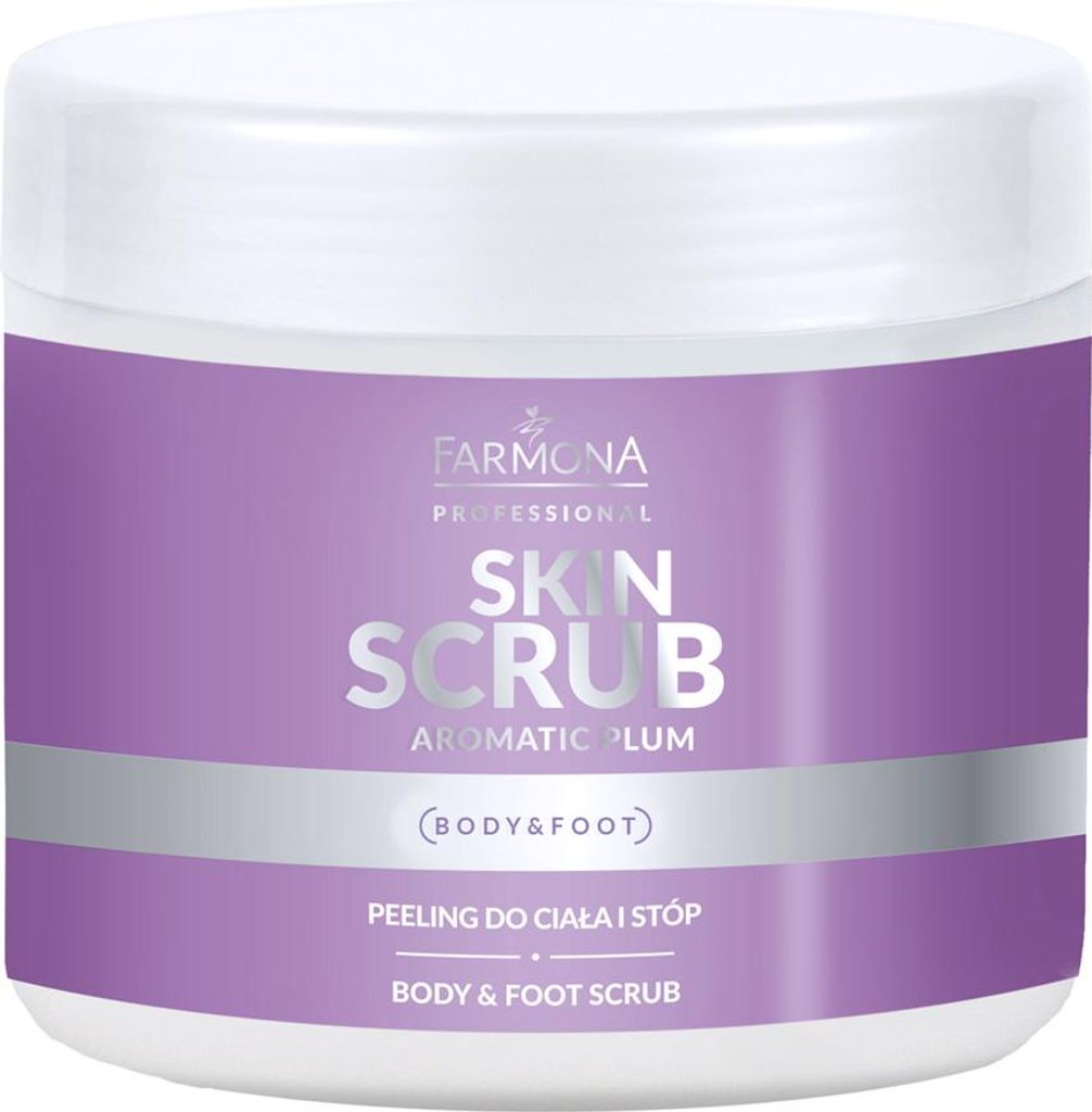 Farmona Skin Scrub Aromatisches Pflaumenpeeling für Körper und Beine 500 g