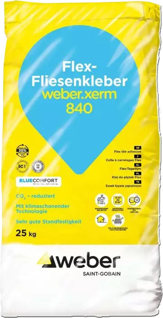 weber.xerm 840 naturgrau 25kg Flex-Fliesenkleber
