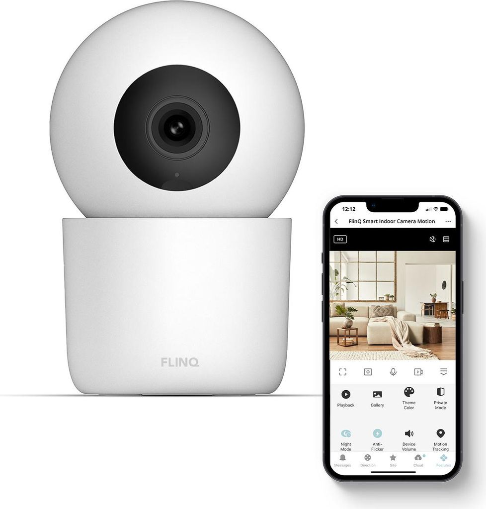 FlinQ Smart Haustierkamera – Hunde-Kamera mit App – 2K Produktbild 