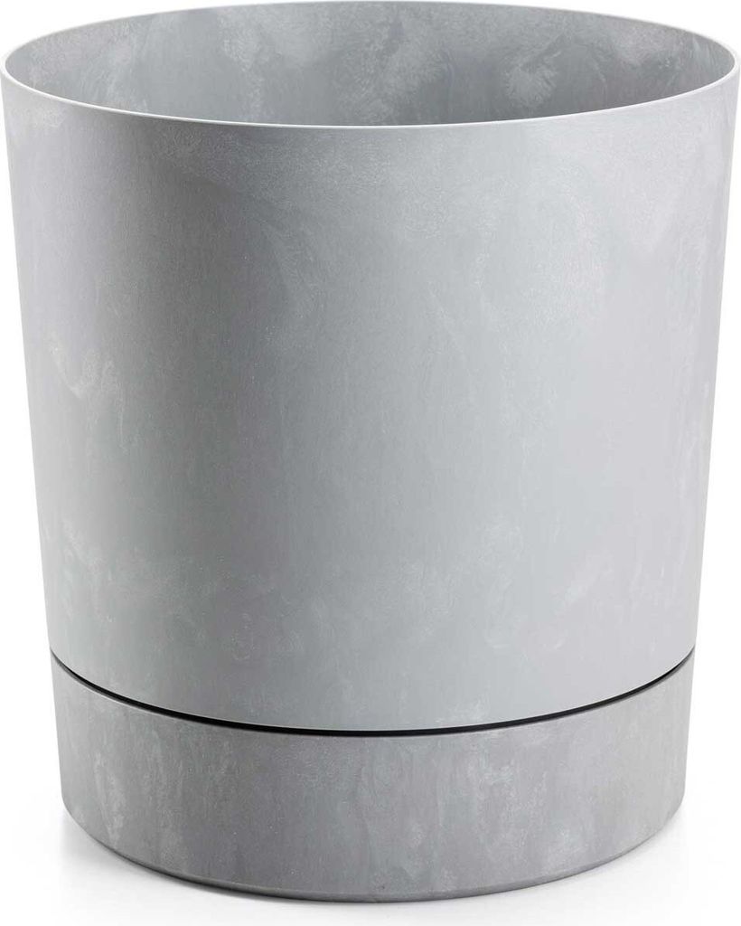 HowHomely | Jardinière Azalea - Gris Béton - 35 cm - Pots Image du produit 