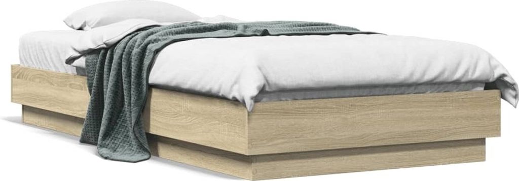 Maison Exclusive - Bettgestell ohne Matratze Sonoma-Eiche 90x190 cm Holzwerkstoff