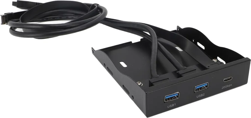Lecteur de disquette 3,5 pouces Panneau USB 19 broches Type E 20 Gbit/s