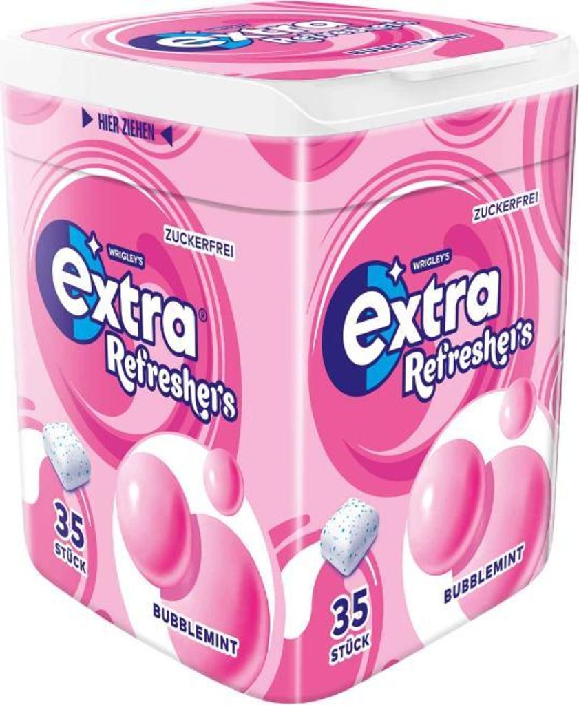 Wrigleys Extra Refreshers Bubblemint zuckerfreie Kaugummi Produktbild 