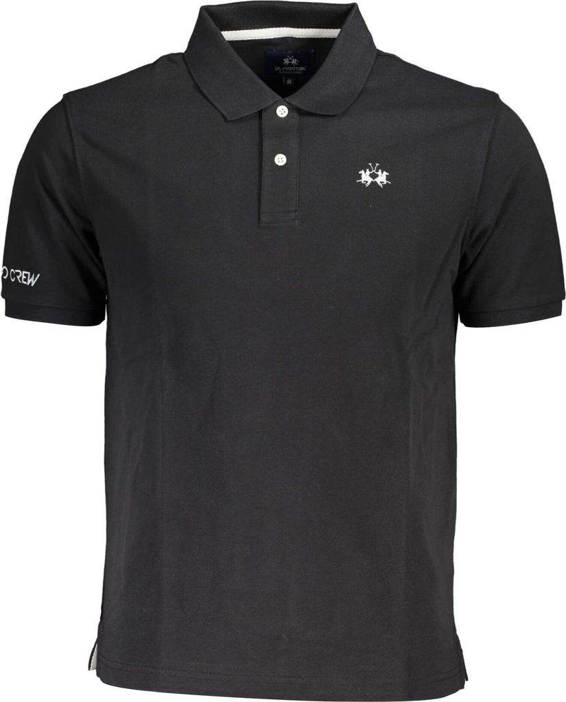 LA MARTINA Herren KURZARM-POLOSHIRT Schwarz XMP002PK031_D0A0866_NERO09999 : Größe - M Größe: M