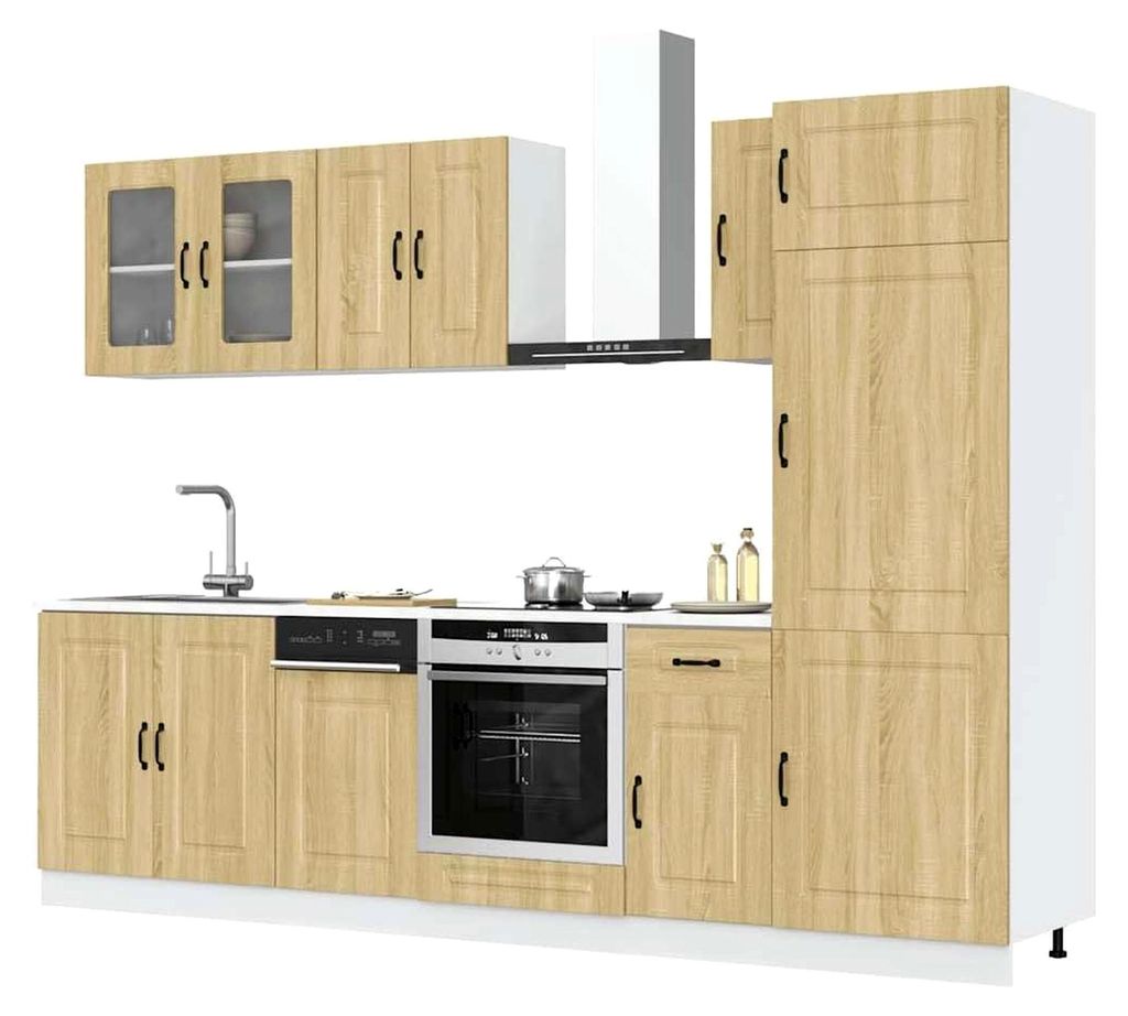 8-teiliges Küchenschrank-Set Sonoma Eiche