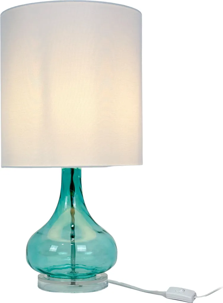 Offerta Lampada Relaxdays Vetro e Stoffa - Illuminazione Interni Chic