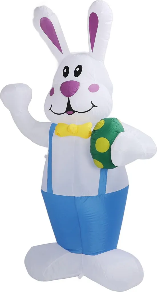 Lapin gonflable jardin auto-gonflant 190cm - Déco rapide et sans effort - 2