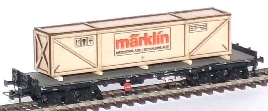 Loewe Ladegut Überseekiste MÄRKLIN, Ep. V-VI / HO, 120 mm 2471