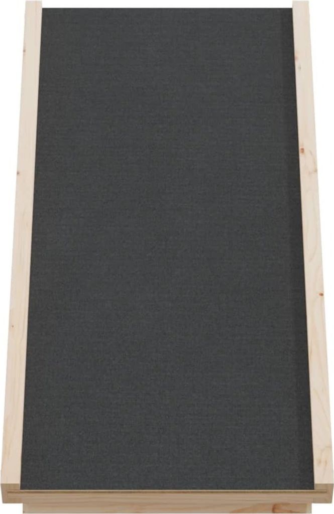 Bestes Leben Hunderampe Grau 70x35 cm Massivholz Tanne Produktbild 5