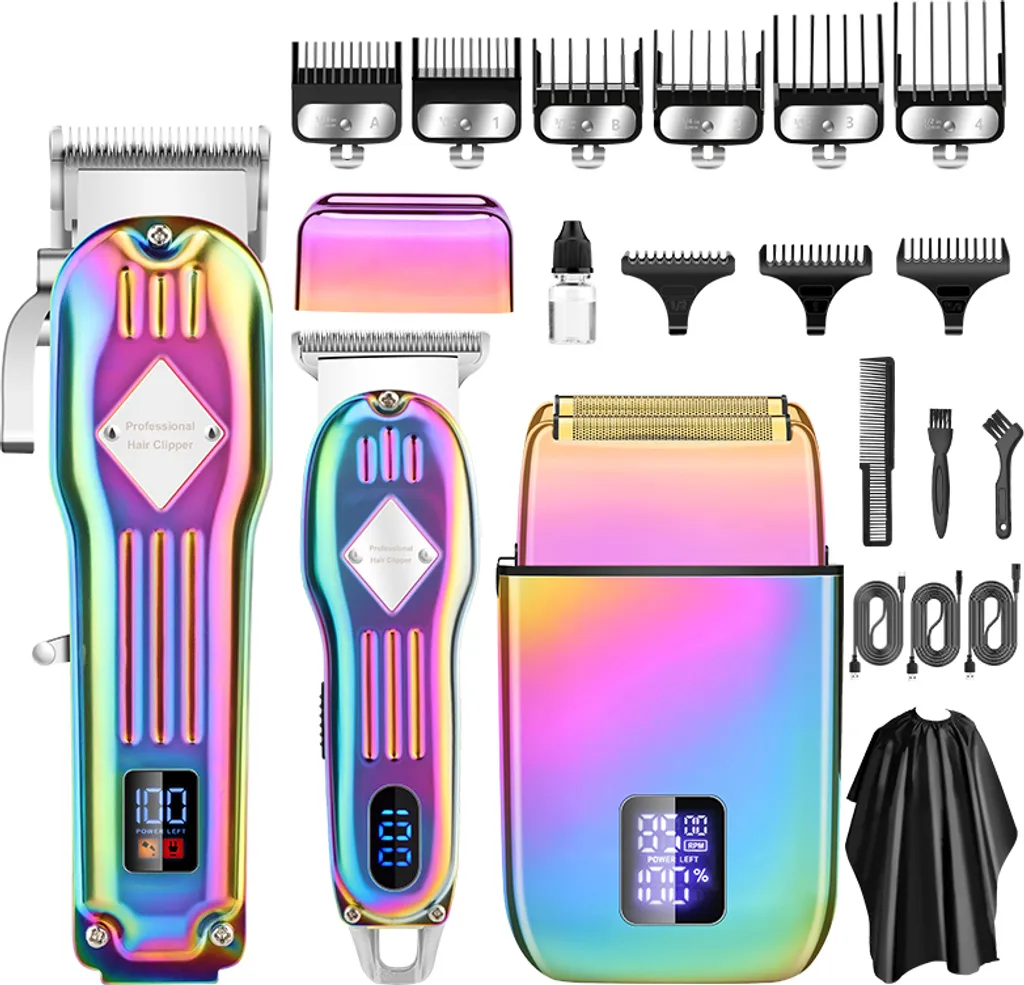 INF Set Tagliacapelli Professionale Multicolore - Prezzo Shock Online