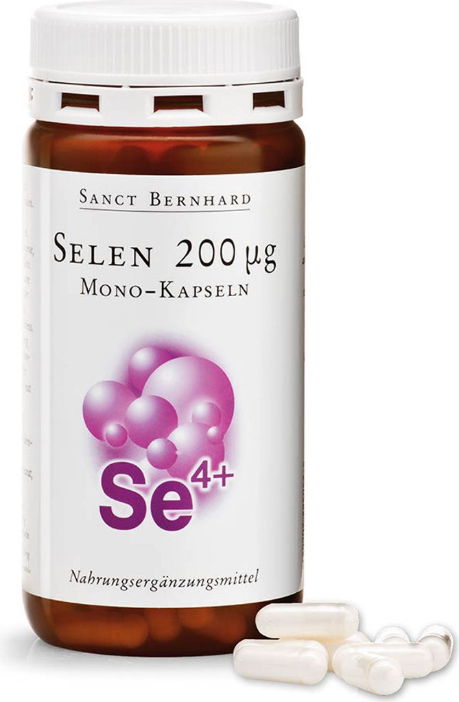 Sanct Bernhard Selen-200 μg-Mono-Kapseln - 180 Kapseln