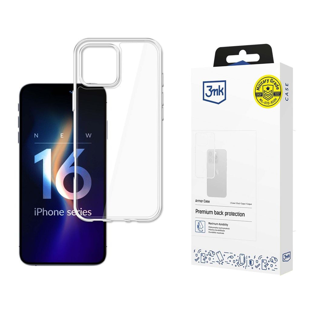 3MK Armor Case, Cover, Apple, iPhone 16 Pro, 16 cm (6.3"), Produktbild 