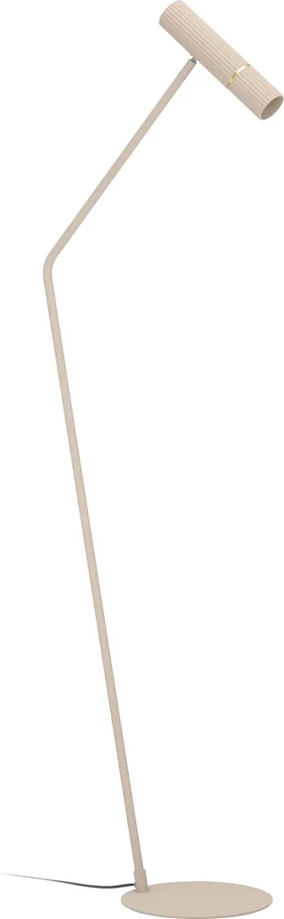 Lampadaire liseuse pour salon CAMINIA Eglo chic sable et laiton