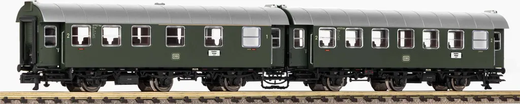 Pack de 2 wagons Piko 40760 DB III pour rames N réalistes