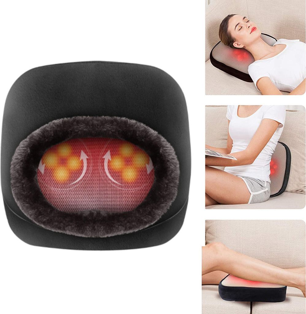 Fußmassagegerät,Fuß KnetmassagegerätElektrisch Wärmefunktion Shiatsu Fussmassage,Massagegerät mit 3 stufiger Intensitätseinstellung